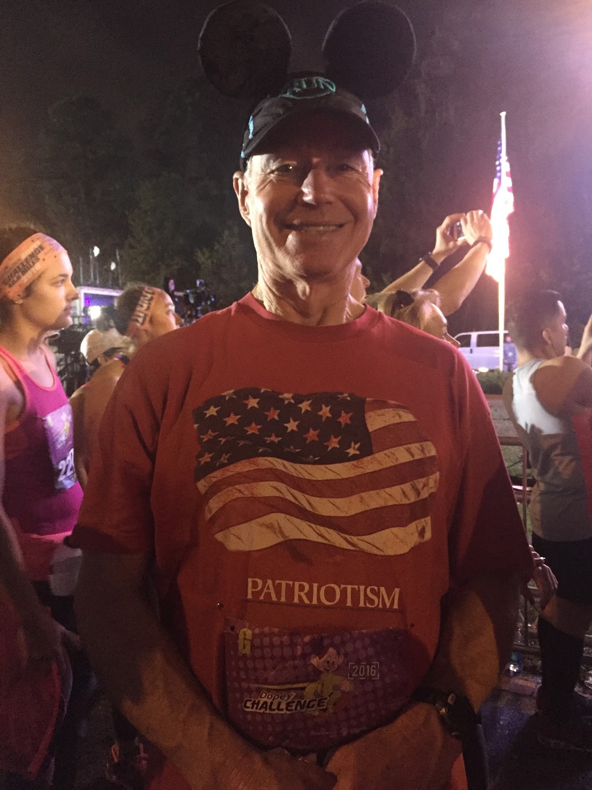 Dopey Challenge Mickey Marathon 2016 Dan Pre-race picture