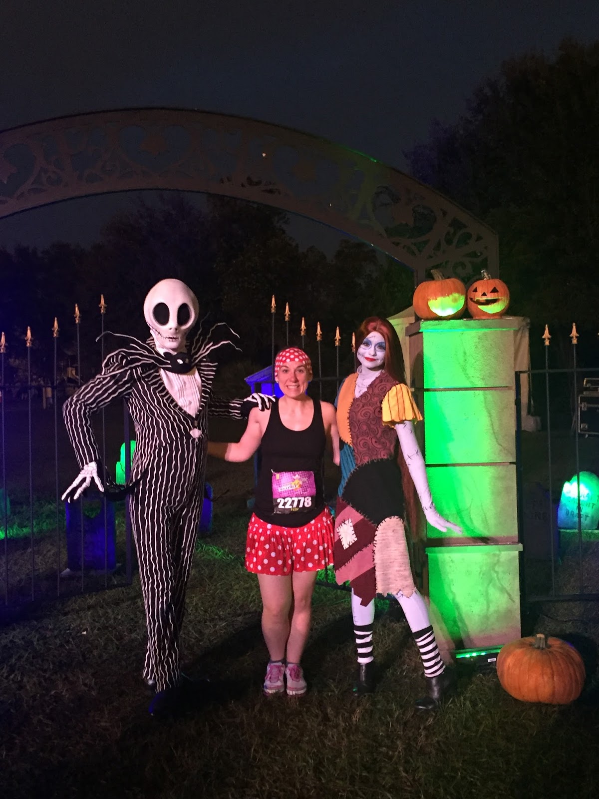 Dopey Challenge Mickey Marathon 2016 Jack Skellington and Sally