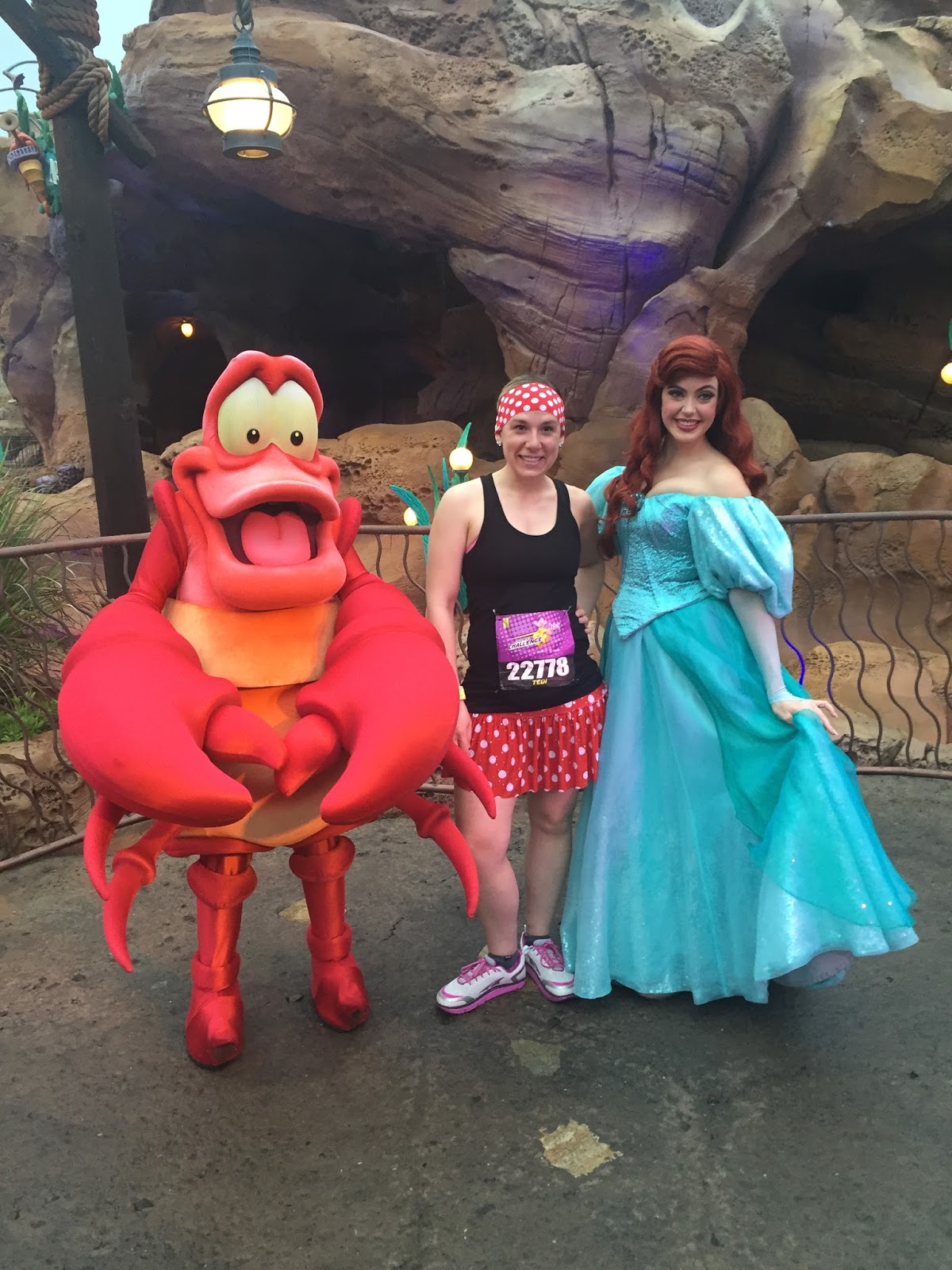 Dopey Challenge Mickey Marathon 2016 Ariel and Sebastian