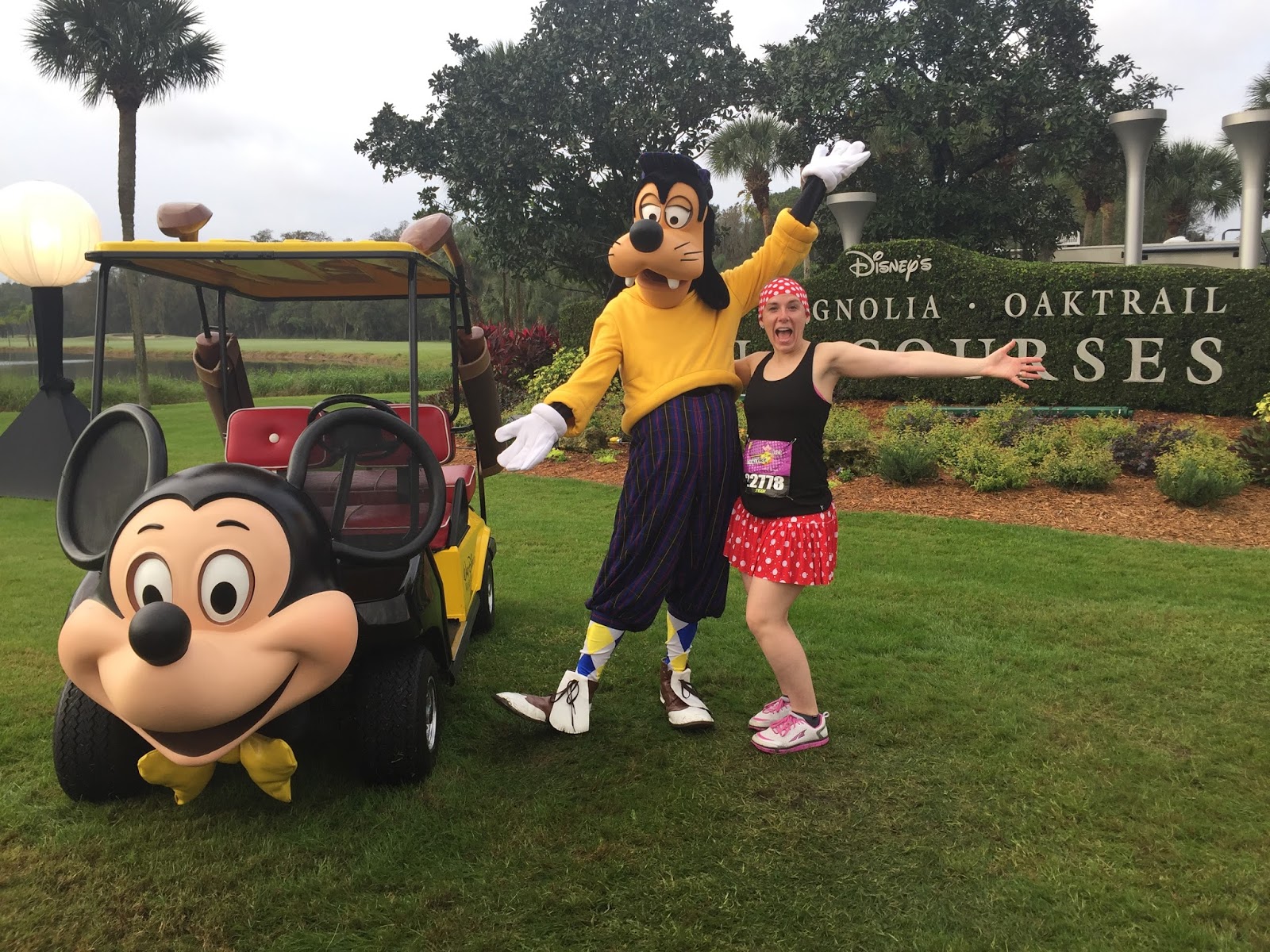 Dopey Challenge Mickey Marathon 2016 Me with Golf Goofy