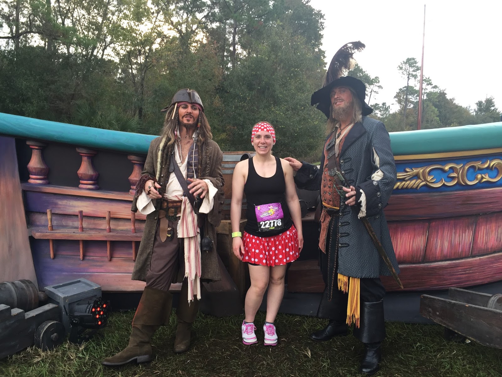 Dopey Challenge Mickey Marathon 2016 Jack Sparrow and Captain Barbosa