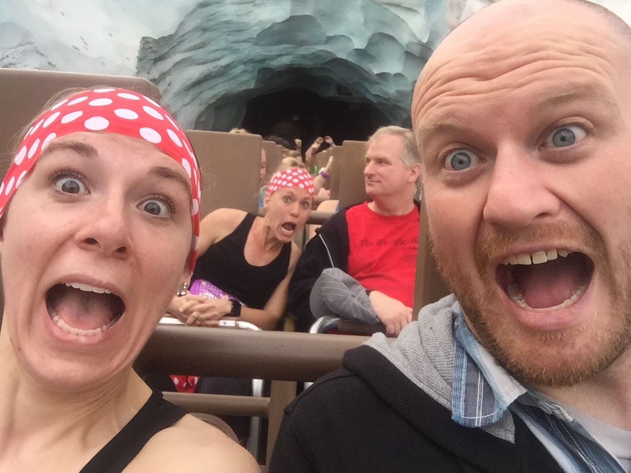 Dopey Challenge Mickey Marathon 2016 Expedition Everest Almost front row