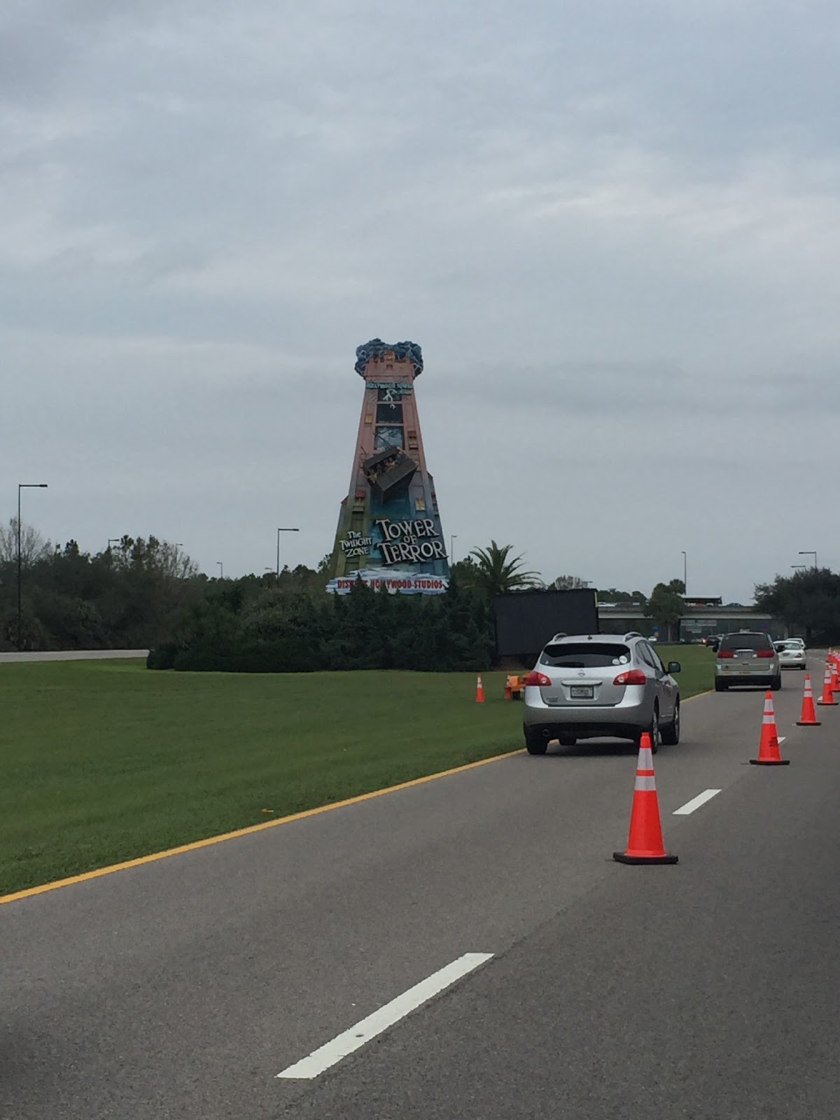 Dopey Challenge Mickey Marathon 2016 Tower of Terror Sign