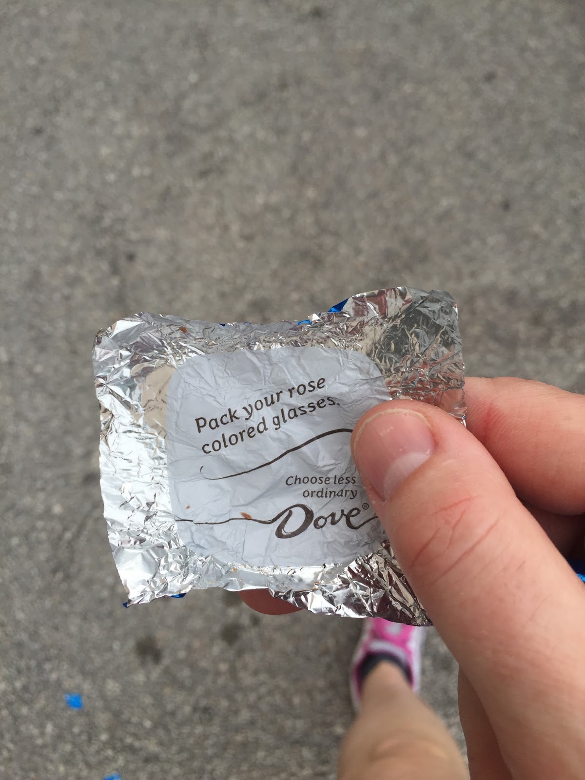 Dopey Challenge Mickey Marathon 2016 Dove Chocolate just what I needed