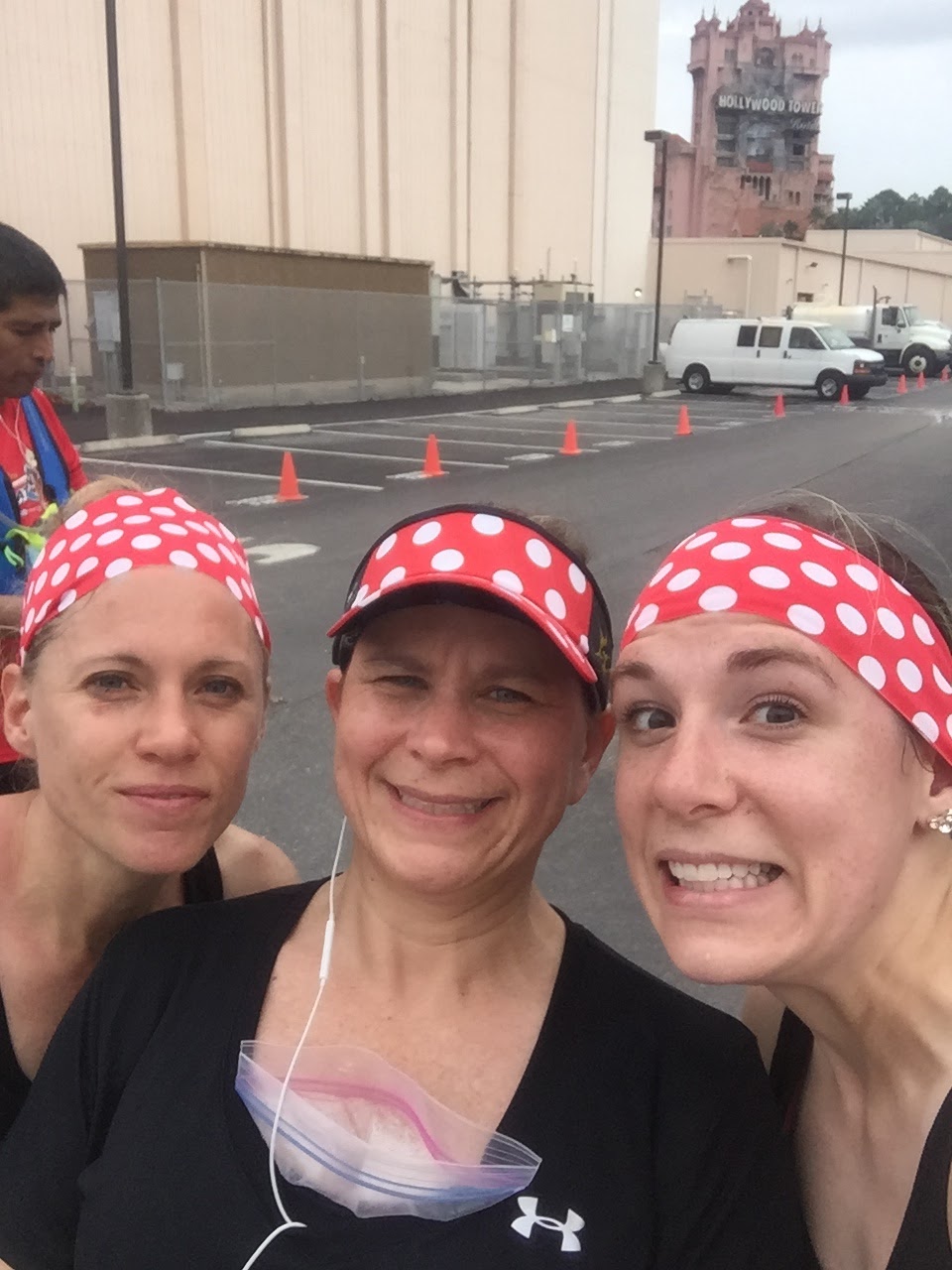Dopey Challenge Mickey Marathon 2016 Tower of Terror in the background