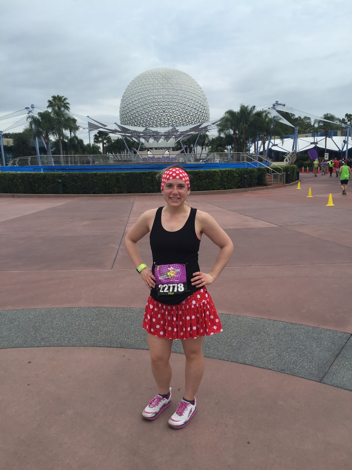 Dopey Challenge Mickey Marathon 2016 Beautiful spaceship earth