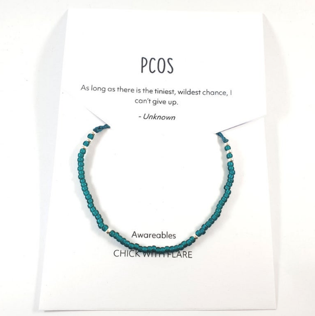 Pcos on sale awareness bracelet