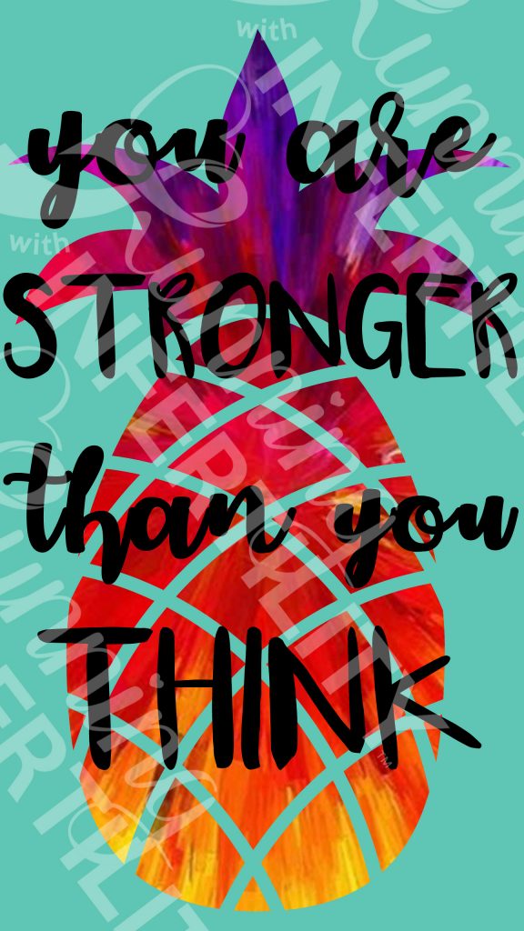 You are Stronger than you think watermark