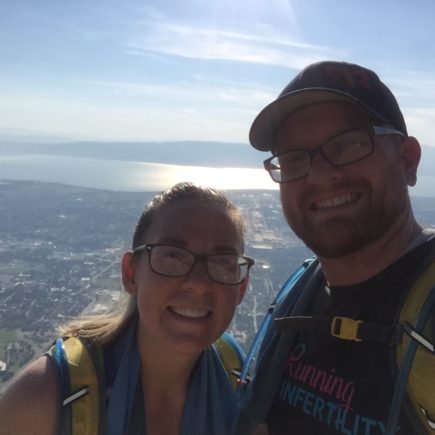 hiking squaw peak after a failed IVF cycle