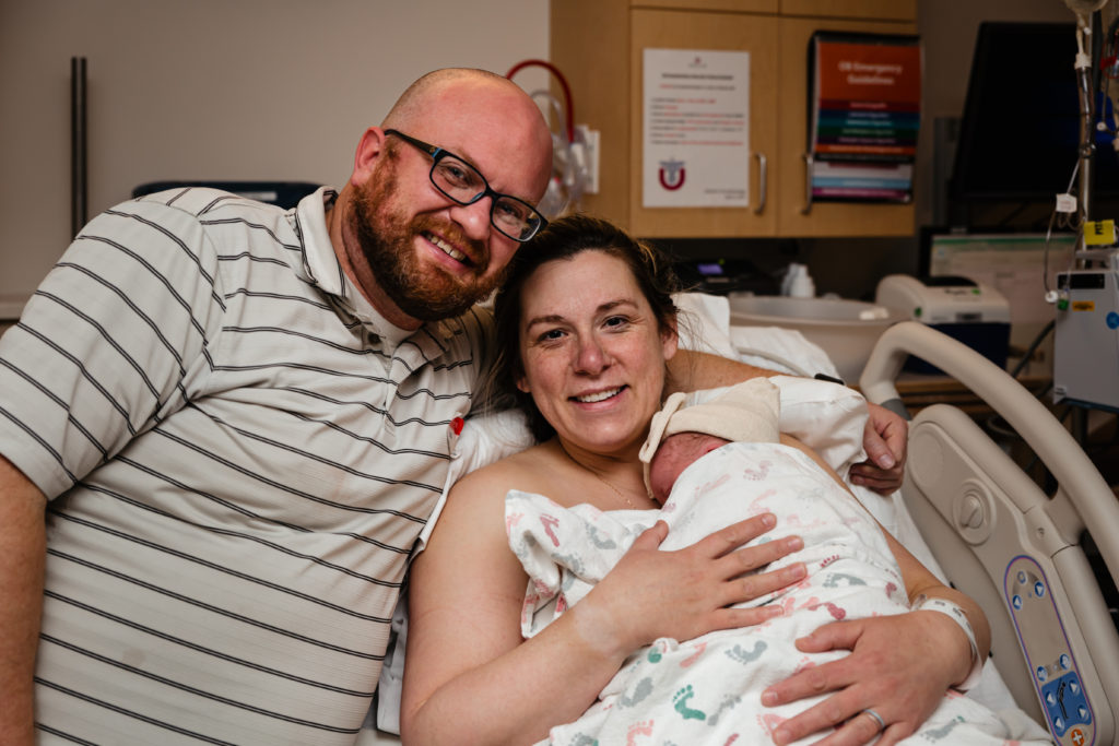 rainbow baby girl birth story