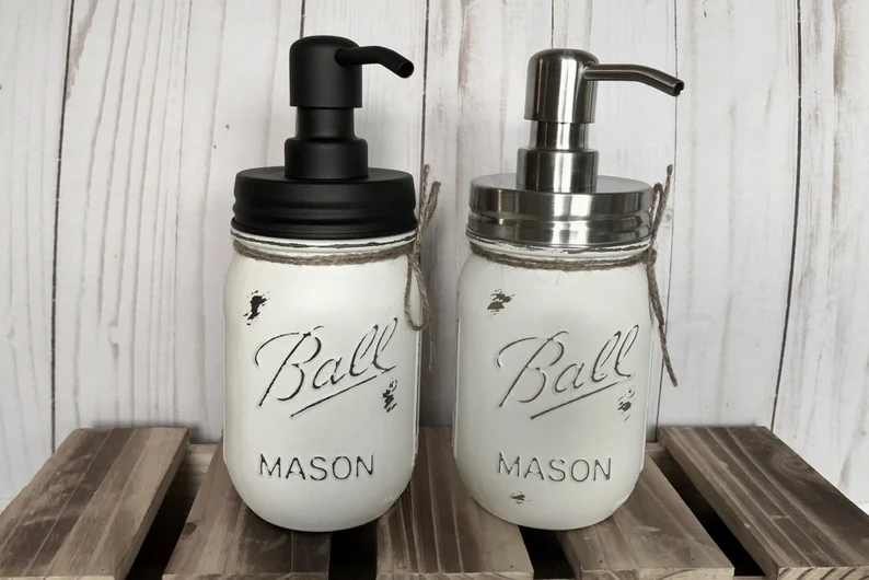 Mason Jar Soap Dispenser Etsy favorites 2022