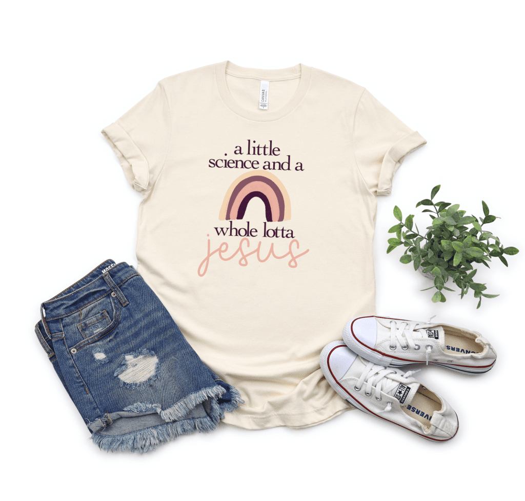 A little science and a whole lotta Jesus infertility shirt