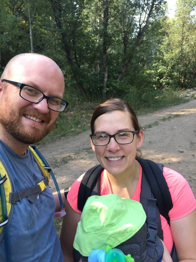 Took our oldest on his first hike. The same hike we hiked when we found out we were pregnant with him.