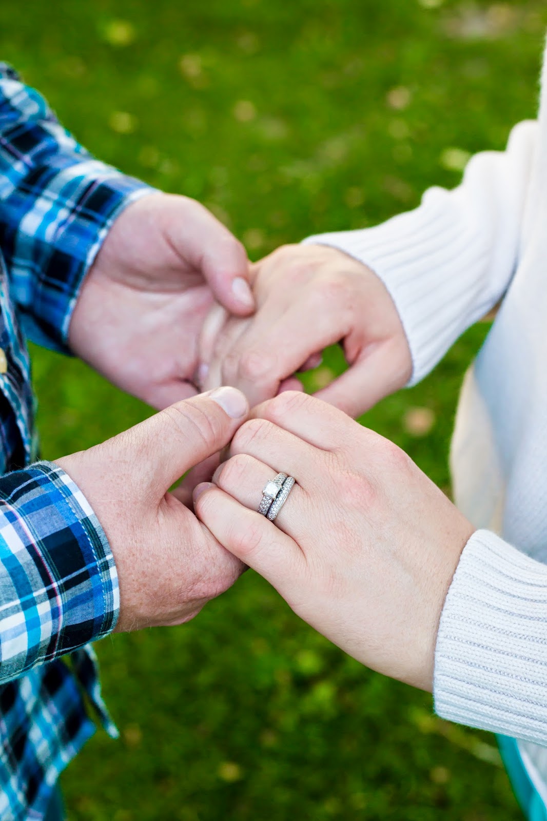Palmer Family Holding Hands